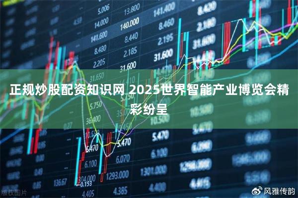 正规炒股配资知识网 2025世界智能产业博览会精彩纷呈